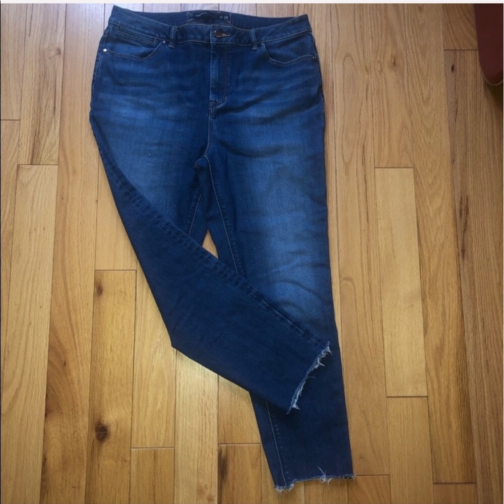Karen Millen Frayed Jeans